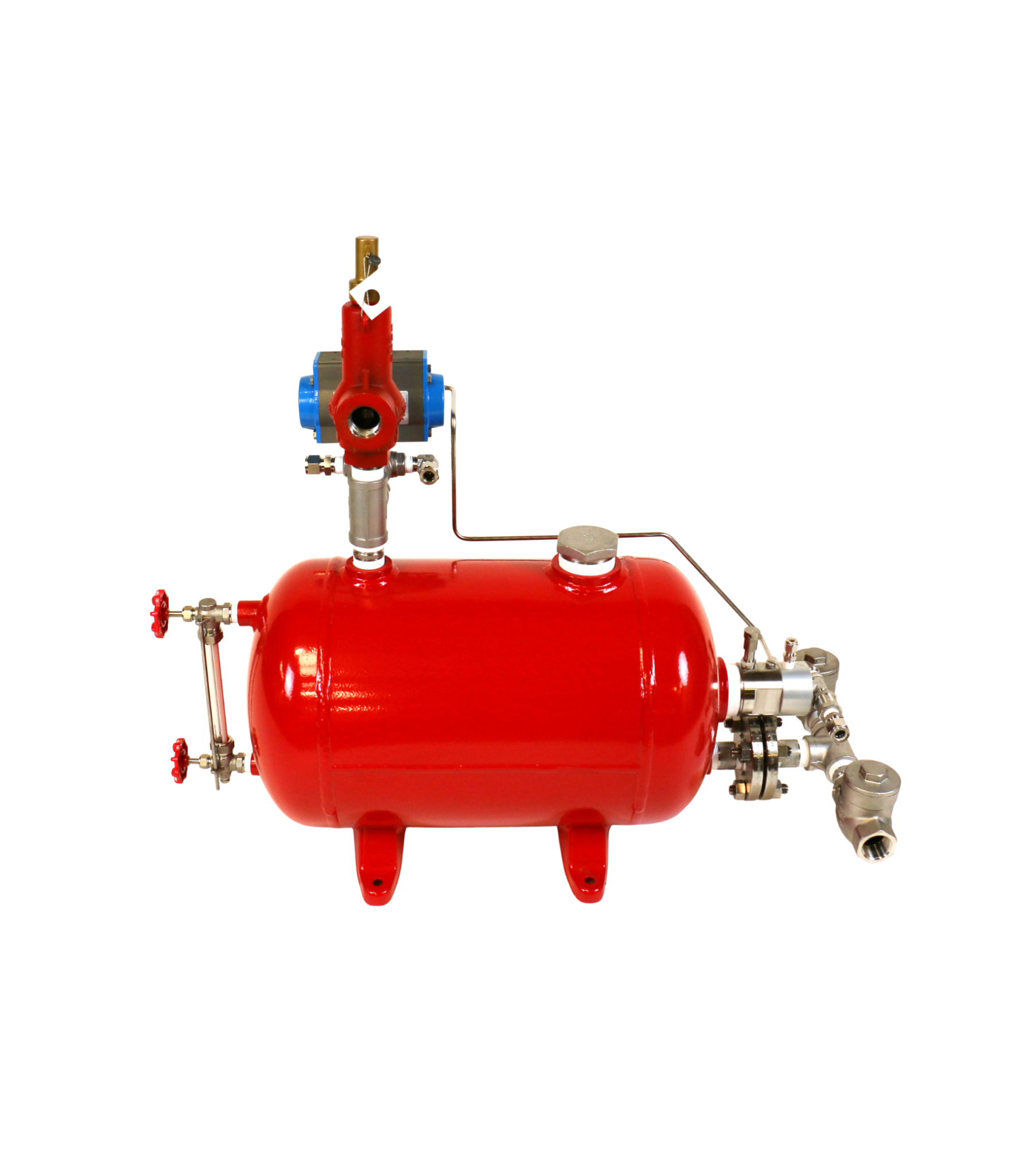 100 psi Actuated Ball Valve Stainless Steel